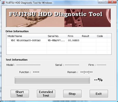 fujitsu diagnostic tool